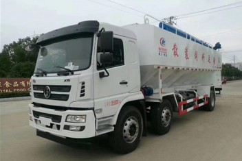 （30方）陜汽軒德小三軸散裝飼料運輸車